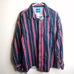 Vintage Wrangler Men's XXL Western Shirt